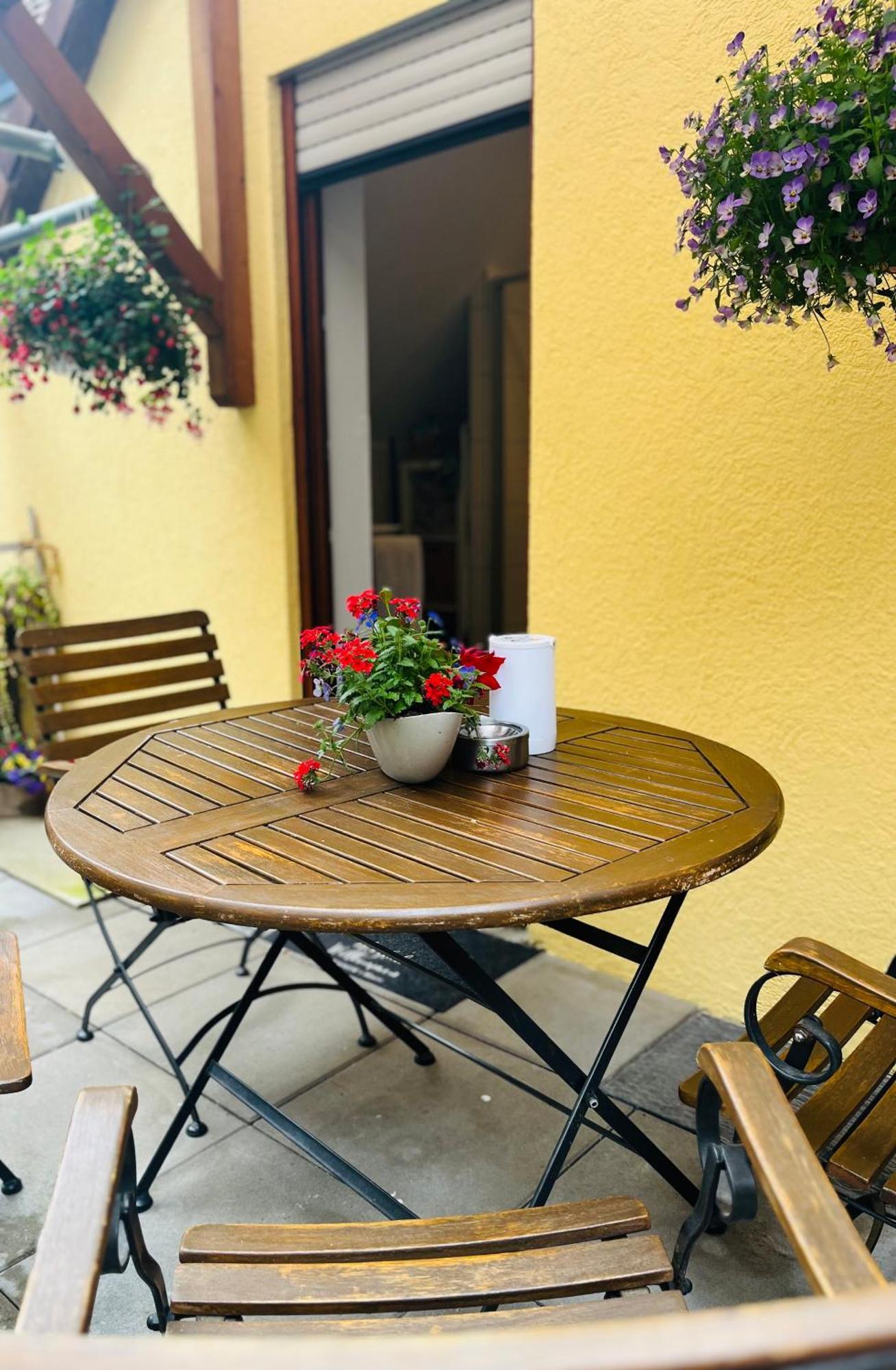 Maisonette Wohnung Sophie Mit Balkon Und Terrasse Weikersheim Exterior photo